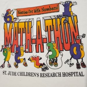 Vintage St. Jude's Math-a-Thon t-shirt